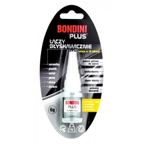 BONDINI κόλλα στιγμής Plus 02-040, 6g - Service & Εργαλεία