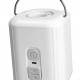POWERTECH μίνι τρόμπα PT-1553 με φακό, 5W, επαναφορτιζόμενη, λευκή