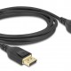DELOCK καλώδιο DisplayPort 85660, certified, 8K/60Hz, 32.4 Gbps, 2m, μαύρο