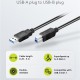 GOOBAY καλώδιο USB 3.0 σε USB Type B 95722, 0.5m, 5Gbps, μαύρο