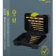 GOOBAY σετ τρυπάνια 77850 για μέταλλο, HSS, 1.5-10mm, κυλινδρικό, 15τμχ