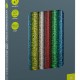 GOOBAY ράβδοι σιλικόνης 77855, Φ11mm x 200mm, glitter διάφορα χρώματα, 10τμχ