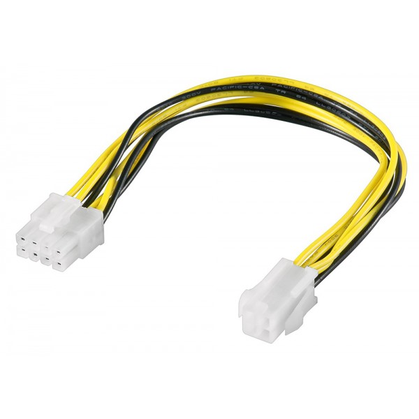 GOOBAY καλώδιο 4pin σε 8pin ATX12 P4 51358, 0.2m - Εσωτερικά PC