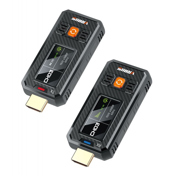 VRRIIS HDMI σύστημα ασύρματης μετάδοσης βίντεο WL087 Mini, 1080p, 2.4/5GHz, έως 350m - VRRIIS