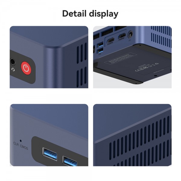 BEELINK mini PC SER3, AMD 3200U, 16GB, 500GB M.2, Windows 11 Pro