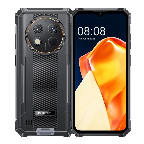 OUKITEL smartphone G1, 6.52", 6/256GB, 10600mAh, IP68/IP69K/MIL-STD-810H, μαύρο - OUKITEL