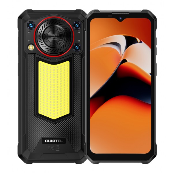 OUKITEL smartphone WP53 με ηχείο 3W, 6.52", 8/128GB, 11000mAh, IP68/IP69K/MIL-STD-810H, μαύρο - OUKITEL