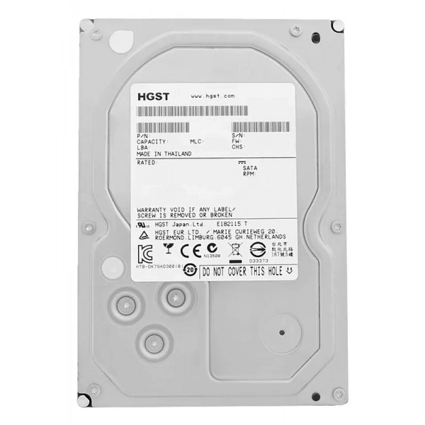 HGST σκληρός δίσκος Ultrastar 7K6000 3.5", 2TB, 7200RPM, 128MB, 6Gb/s, Factory Recertified - Used Σκληροί Δίσκοι - SSD