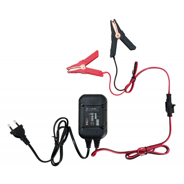 BYGD φορτιστής & συντηρητής μπαταρίας αυτοκινήτου S2000, 6-12V/2A