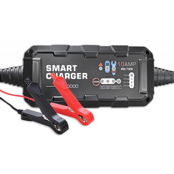 BYGD φορτιστής & συντηρητής μπαταρίας αυτοκινήτου F10000, 6V/2A 12V/10A - Σπίτι & Gadgets