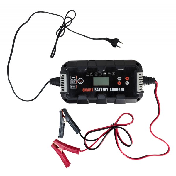 BYGD φορτιστής & συντηρητής μπαταρίας αυτοκινήτου F26000M με οθόνη, 6V/8-24A 12V/4-26A 24V/2-13A - Σπίτι & Gadgets