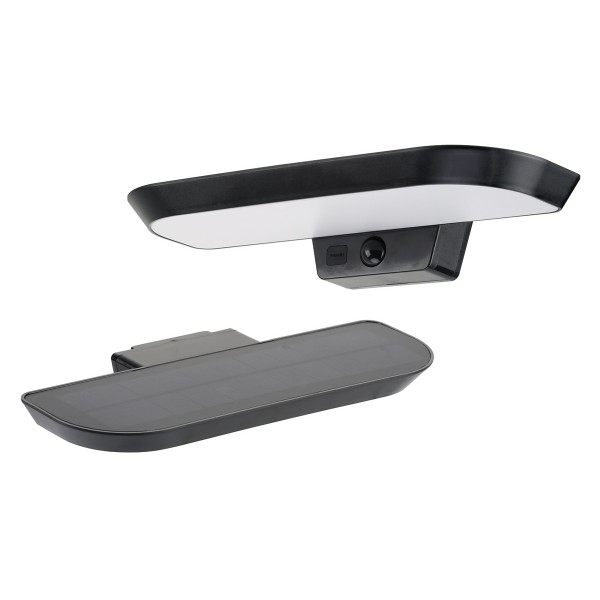 POWERTECH LED ηλιακό φωτιστικό PT-1516 με αισθητήρα κίνησης, 6W, 2000mAh, μαύρο - Σύγκριση Προϊόντων