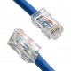 POWERTECH βύσμα RJ45 CAB-N447, ανοιχτού τύπου, Cat 6/6a UTP, διάφανο, 50τμχ