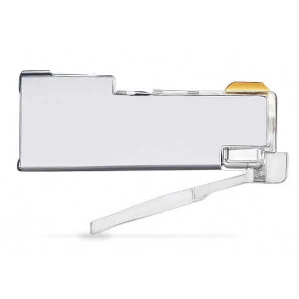 POWERTECH βύσμα RJ45 CAB-N448, ανοιχτού τύπου, Cat 6/6a FTP, μεταλλικό, ασημί, 50τμχ - Διάφορα Δικτύου