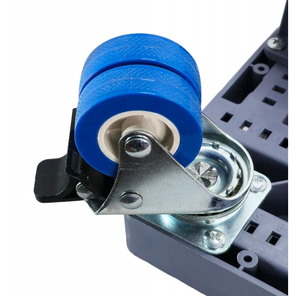 HOME USE βάση λευκών συσκευών HUH-0260 με ρόδες, ρυθμιζόμενη 70x90cm, έως 500kg, γκρι