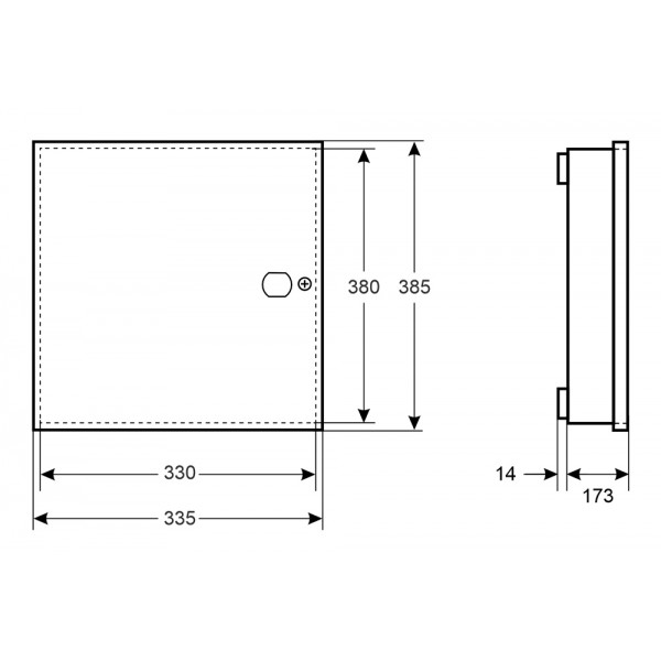 PULSAR τροφοδοτικό HPSB-24V10A-C, 27.6V/10A