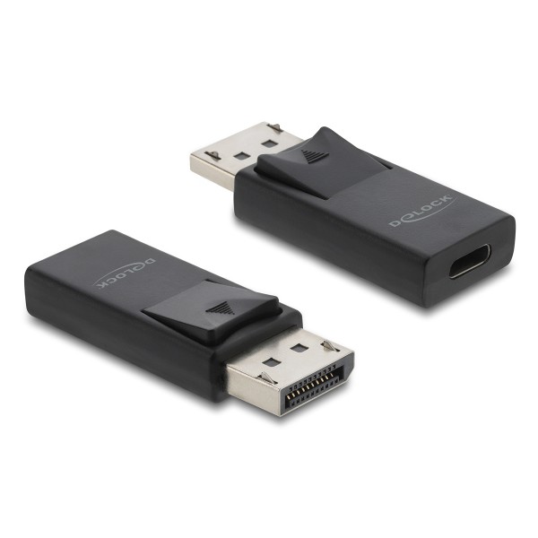 DELOCK αντάπτορας DisplayPort σε USB-C 61078, 8K/60Hz, μαύρος - DeLock