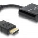 DELOCK αντάπτορας HDMI σε VGA 61077, 1080p, μαύρος