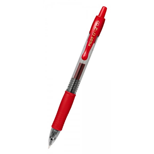 PILOT στυλό διαρκείας gel G-2, 0.7mm, 14cm, κόκκινο - Αναλώσιμα - Είδη Γραφείου