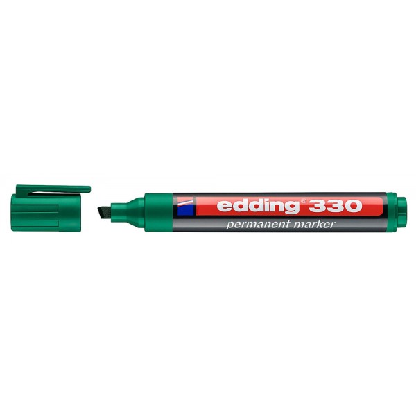 EDDING ανεξίτηλος μαρκαδόρος 330, 1-5mm, επαναγεμιζόμενος, πράσινος - EDDING