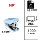 MP mini συρραπτικό PA636P με ανταλλακτικά, 24/6 - 26/6, 10 φύλλα, μπλε