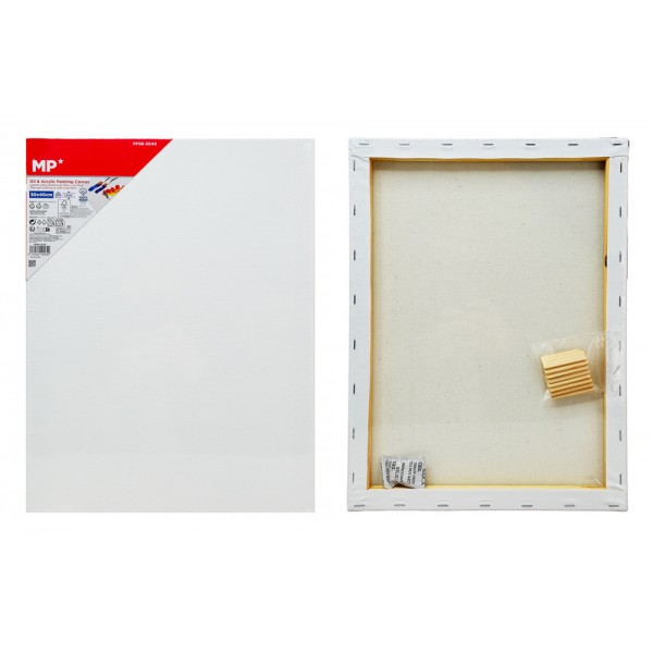 MP καμβάς τελάρο ζωγραφικής PP98-3040, 30x40cm, 280gr/m², λευκός - Γραφική Ύλη