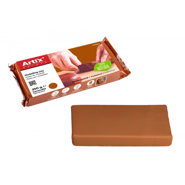 ARTIX PAINTS φυσικός πηλός PY035-2, χωρίς γλουτένη, 250γρ, καφέ - Γραφική Ύλη