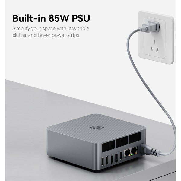 BEELINK mini PC EQR6, AMD Ryzen 9 6900HX, 24GB, 500GB M.2, Windows 11 Pro