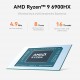BEELINK mini PC EQR6, AMD Ryzen 9 6900HX, 24GB, 500GB M.2, Windows 11 Pro