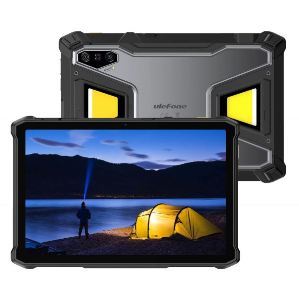 ULEFONE tablet Armor Pad 5 Pro, 11", 12GB/512GB, 24200mAh, IP68/IP69K/MIL-STD-810H, 5G, μαύρο - Mobile
