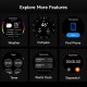 ULEFONE smartwatch Armor Watch Pro, 2x λουράκια, heart rate, 1.50" AMOLED, GPS, 5 ΑΤΜ/IP68/IP69K/MIL-STD-810H, μαύρο