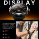 ULEFONE smartwatch Armor Watch Pro, 2x λουράκια, heart rate, 1.50" AMOLED, GPS, 5 ΑΤΜ/IP68/IP69K/MIL-STD-810H, μαύρο