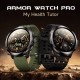 ULEFONE smartwatch Armor Watch Pro, 2x λουράκια, heart rate, 1.50" AMOLED, GPS, 5 ΑΤΜ/IP68/IP69K/MIL-STD-810H, μαύρο