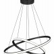 POWERTECH LED φωτιστικό οροφής PT-1527, 40W, 4000K, Φ60x120cm, μαύρο