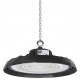 POWERTECH LED φωτιστικό καμπάνα PT-1531, 100W, 6500K, Φ30x11cm, IP65, μαύρο