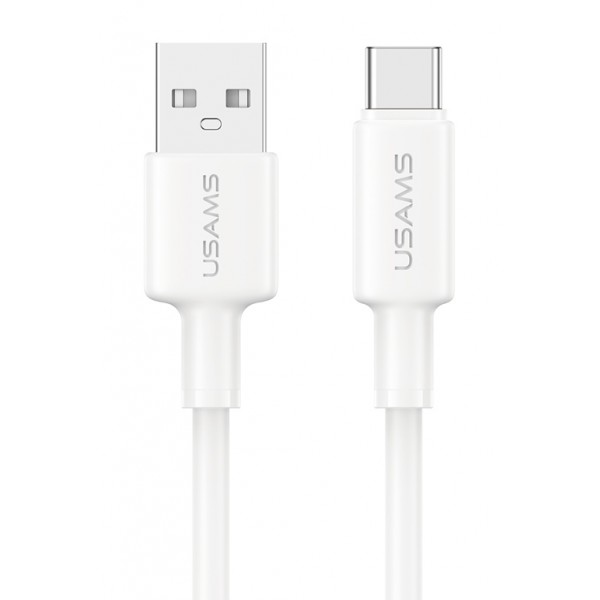USAMS καλώδιο USB-C σε USB SJ761, 3A 18W, 480Mbps, 1m, λευκό - USAMS