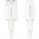 USAMS καλώδιο Lightning σε USB SJ762, 2.4A 12W, 480Mbps, 1m, λευκό