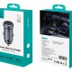 USAMS φορτιστής αυτοκινήτου CC321, USB-C, 30W, γκρι