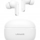 USAMS earphones με θήκη φόρτισης E05, True Wireless, BT 6.0, λευκό