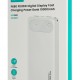 USAMS power bank CD249 με οθόνη, 3x θύρες εξόδου, 10000mAh, PD20W, λευκό