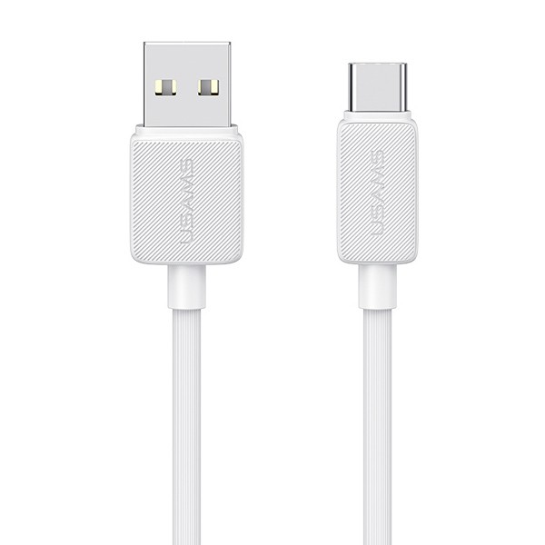 USAMS καλώδιο USB-C σε USB US-SJ693, 3A, 480Mbps, 2m, λευκό - USAMS