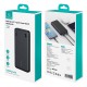USAMS power bank CD253, 2x θύρες εξόδου, 10000mAh, 10W, μαύρο