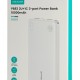 USAMS power bank CD253, 2x θύρες εξόδου, 10000mAh, 10W, λευκό