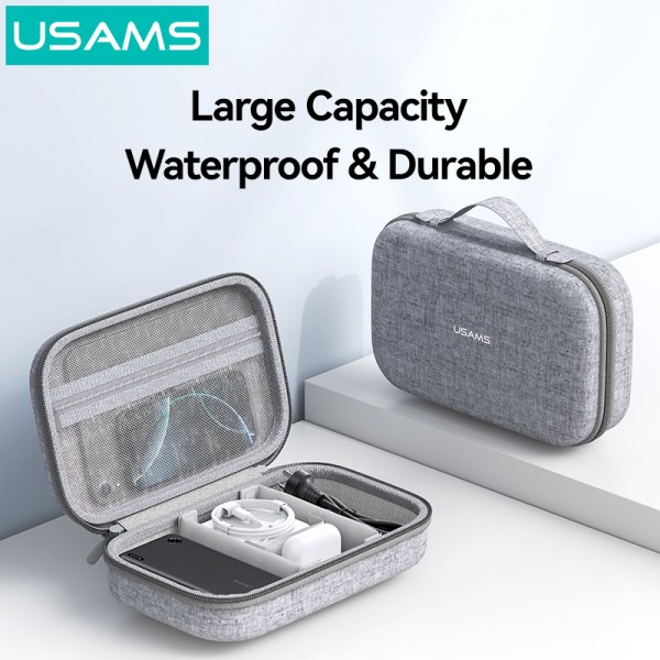 USAMS θήκη tablet και οργάνωσης αξεσουάρ Jane05, 265x167x72mm, γκρι - Προσωπική Φροντίδα