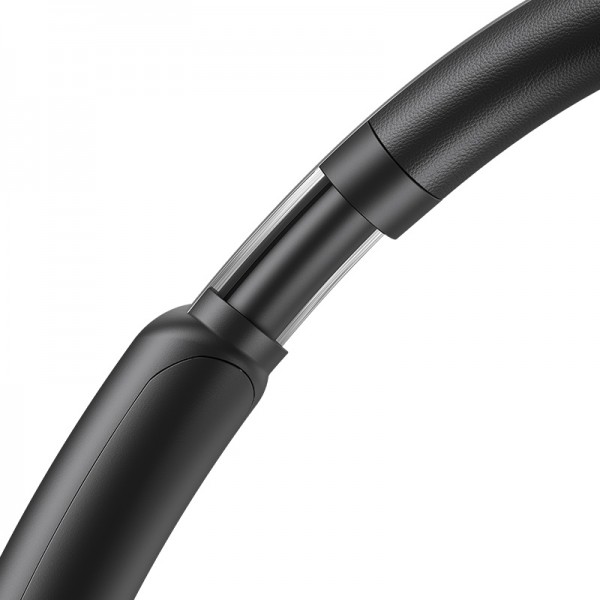 USAMS headphones SR01, ασύρματα, ANC, Φ40mm, 350mAh, μαύρα