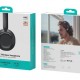 USAMS headphones SR01, ασύρματα, ANC, Φ40mm, 350mAh, μαύρα
