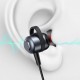 USAMS earphones με μικρόφωνο US-SJ758, USB-C σύνδεση, μεταλλικά, 1.2m, γκρι