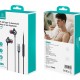 USAMS earphones με μικρόφωνο US-SJ758, USB-C σύνδεση, μεταλλικά, 1.2m, γκρι
