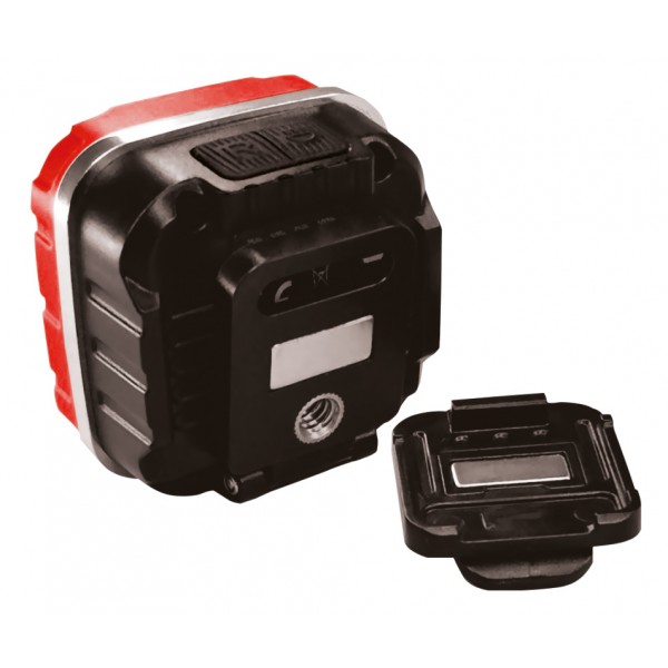 POWERTECH LED φακός κεφαλής PT-1548, 4 σε 1, επαναφορτιζόμενος, 950lm, IP64, κόκκινος - Φακοί
