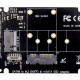 POWERTECH κάρτα μετατροπής 2.5" SATA σε M.2 B & mSATA SSD ST525, 6Gbps